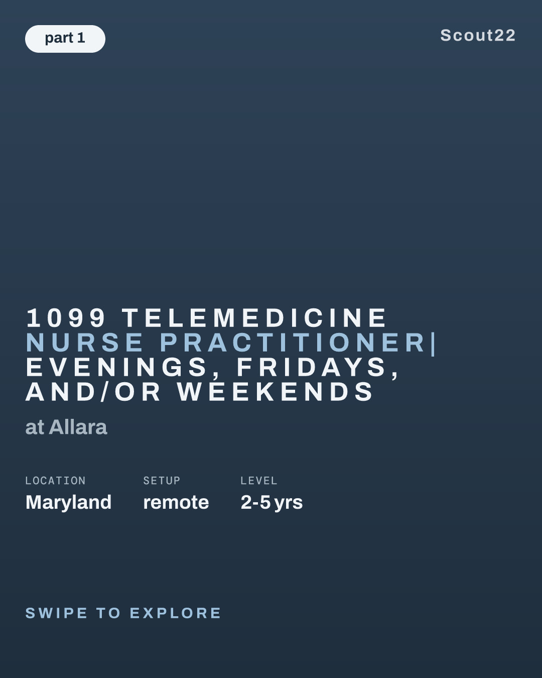 1099 Telemedicine Nurse Practitioner| Evenings, Fridays, and/or Weekends at Allara