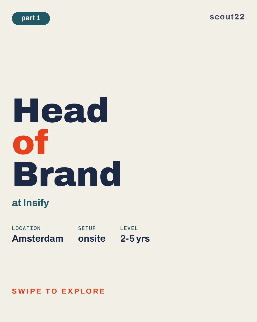 Head of Brand at Insify