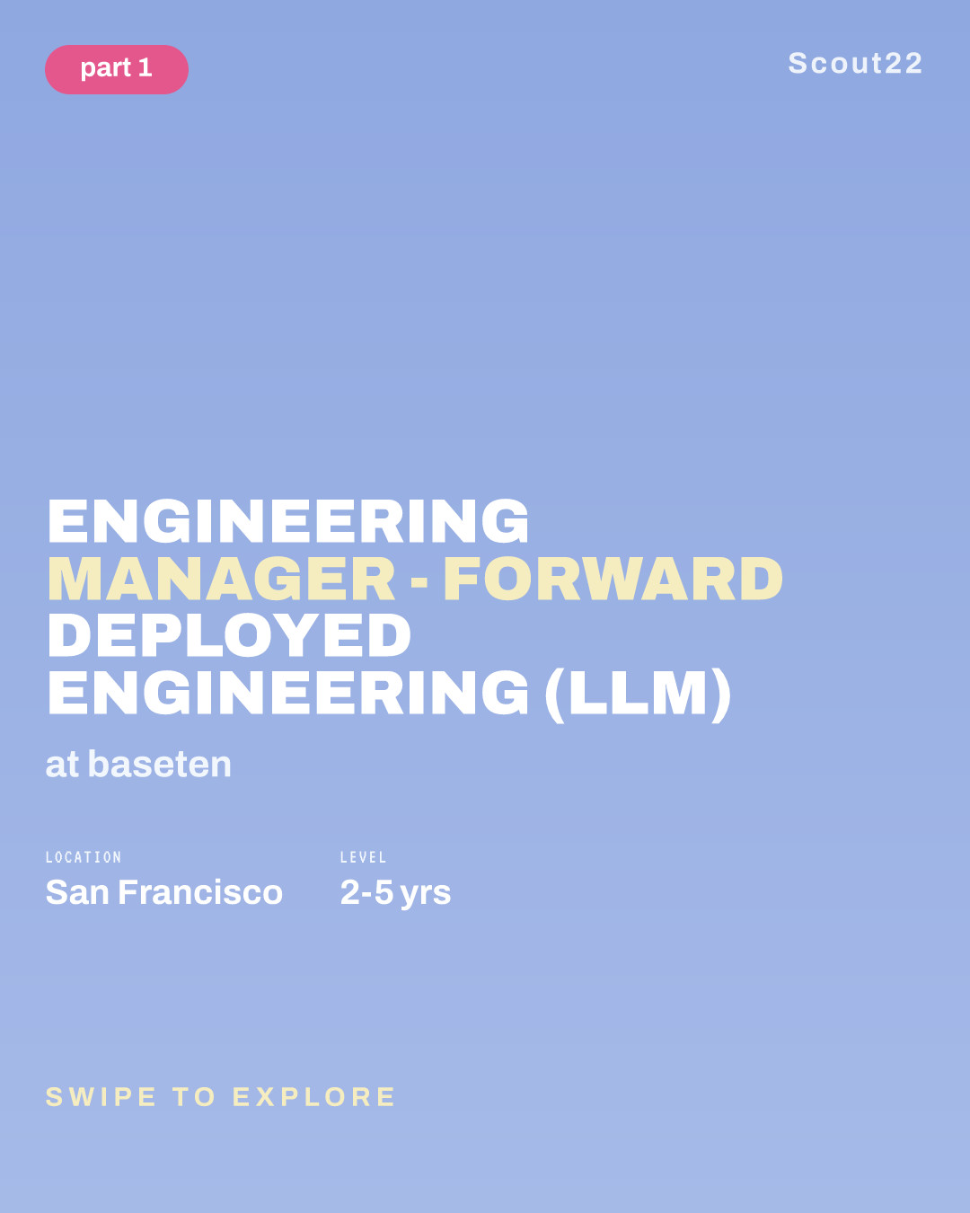 Engineering Manager - Forward Deployed Engineering (LLM) at baseten