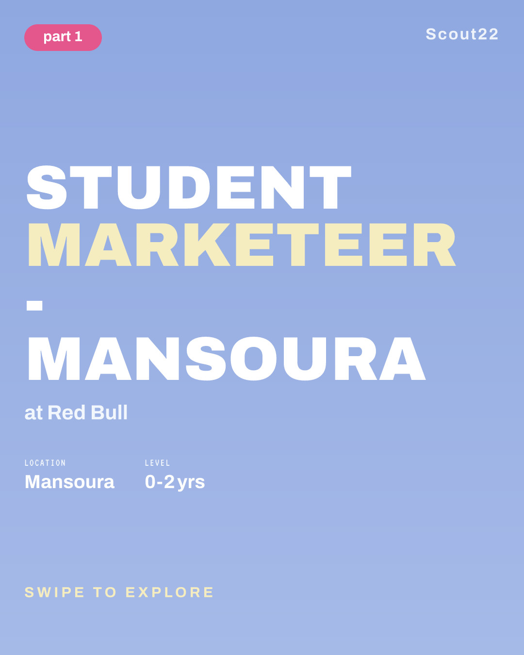 Student Marketeer - Mansoura at Red Bull