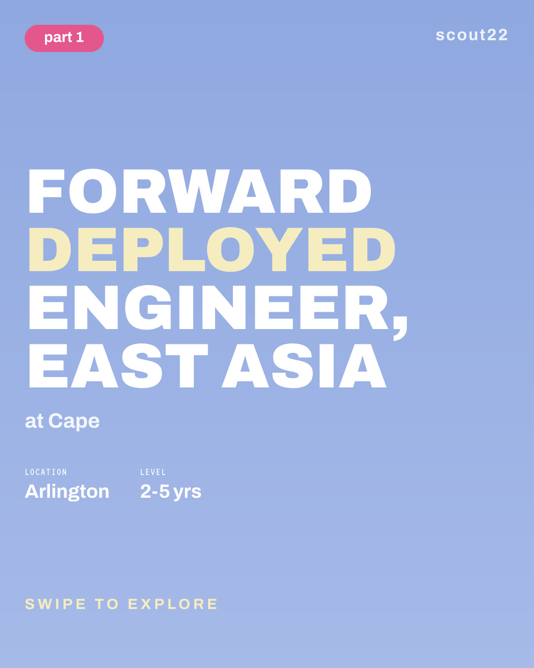 Forward Deployed Engineer, East Asia at Cape