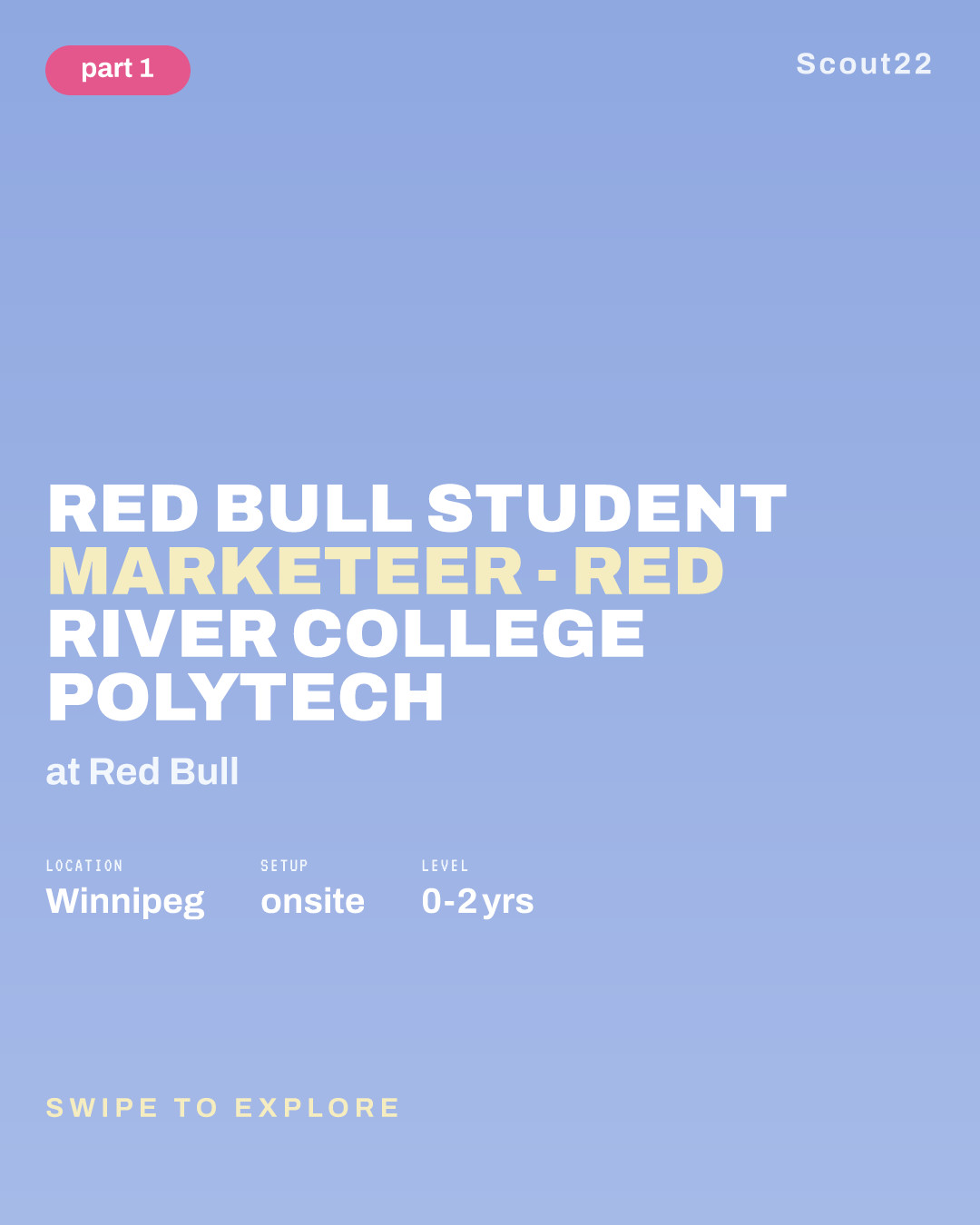 Red Bull Student Marketeer - Red River College Polytech at Red Bull