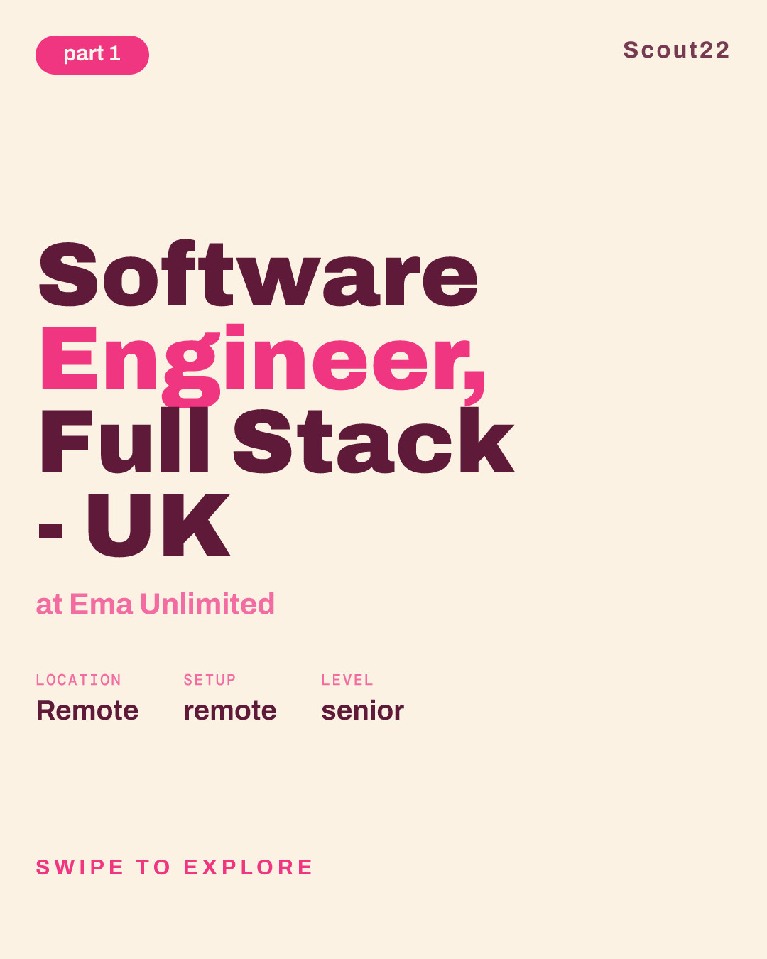 Software Engineer, Full Stack - UK at Ema Unlimited