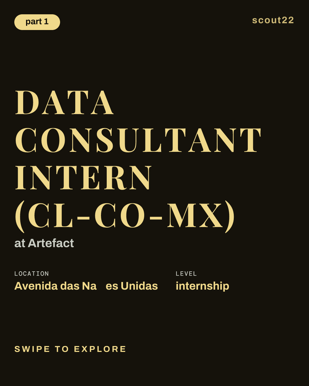 Data Consultant Intern (CL-CO-MX) at Artefact