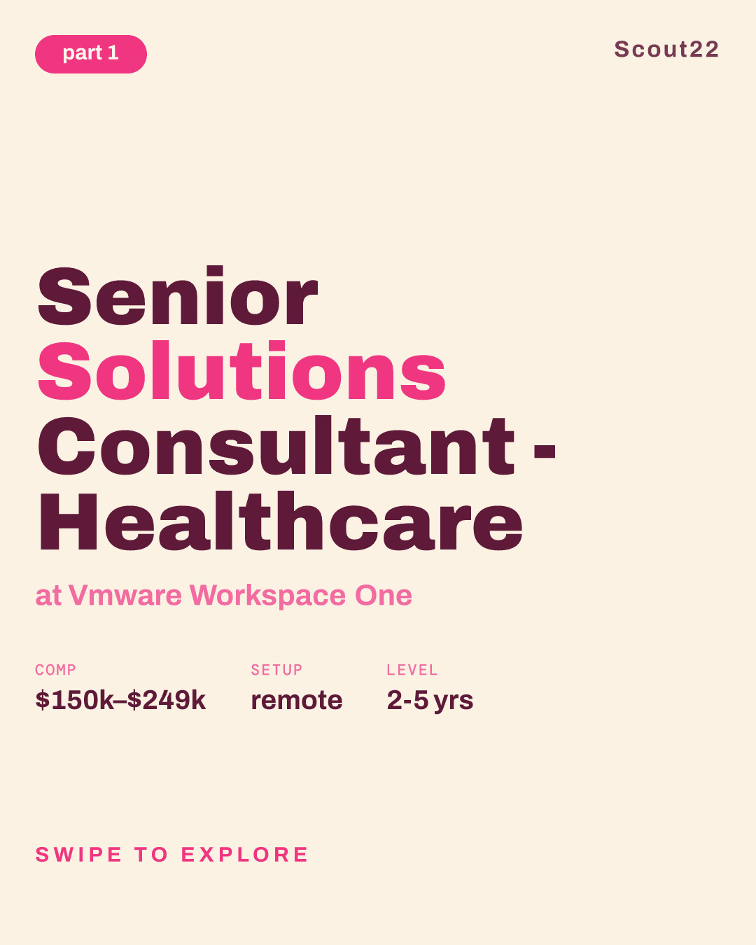 Senior Solutions Consultant - Healthcare at Vmware Workspace One