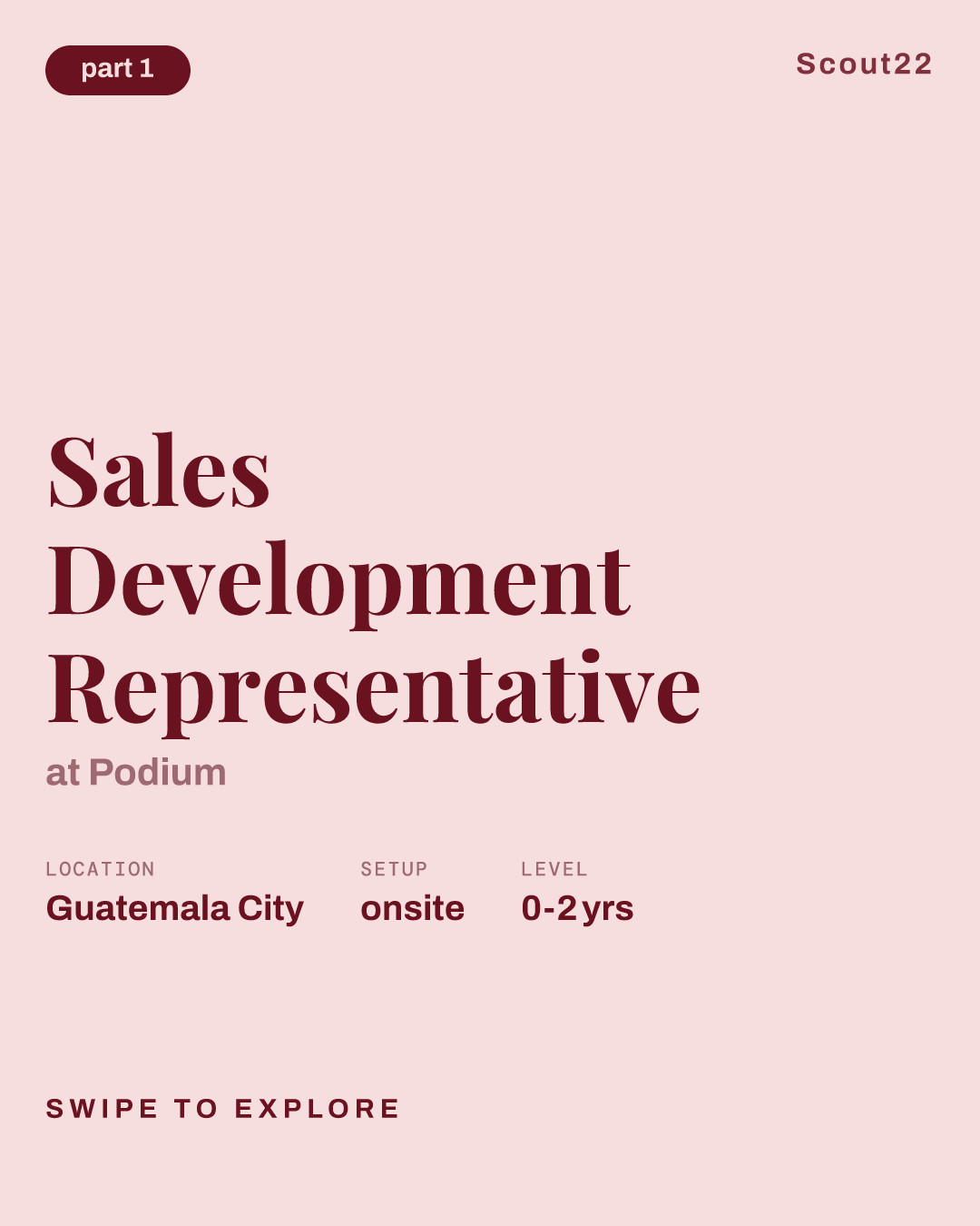 Sales Development Representative at Podium