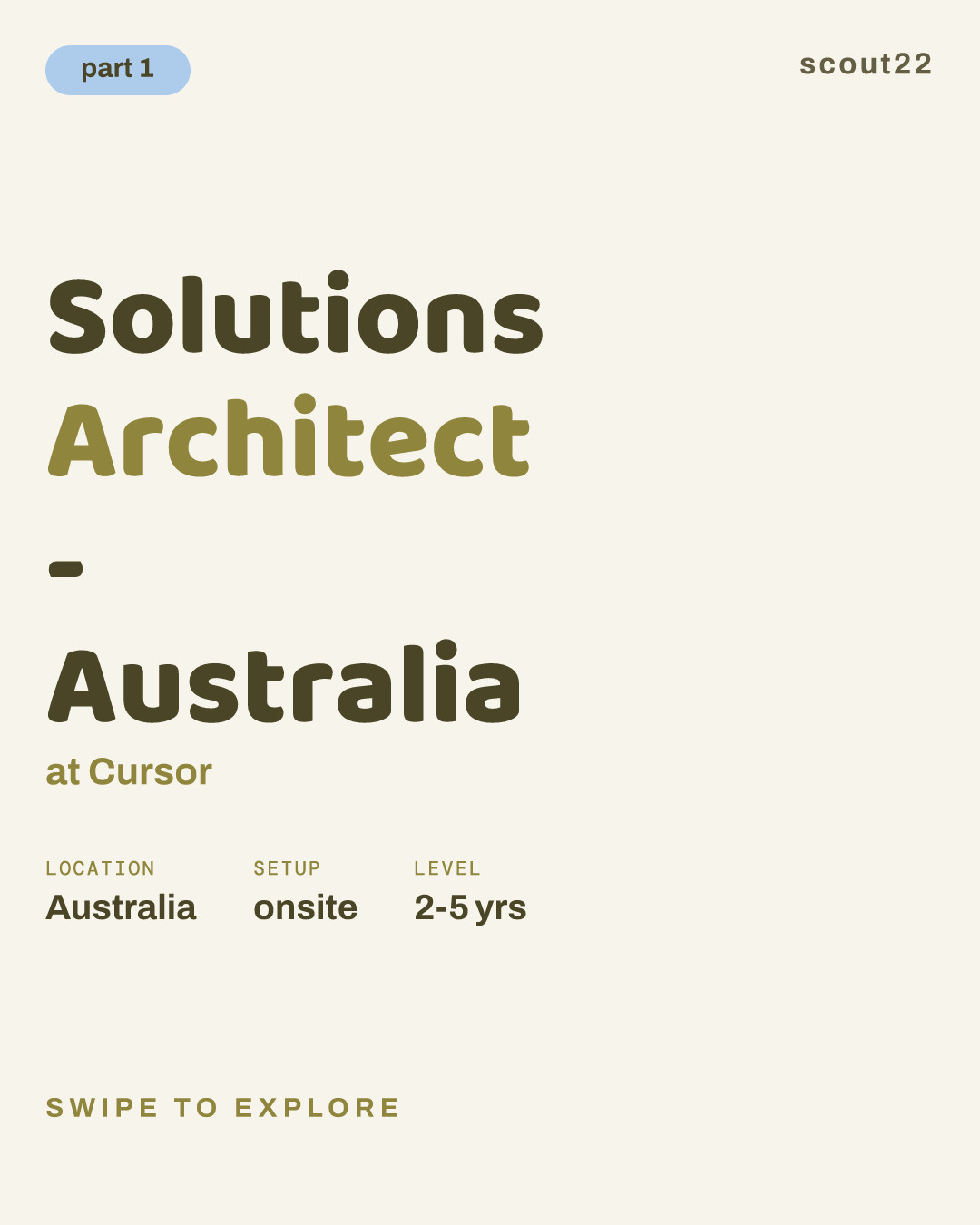 Solutions Architect - Australia at Cursor