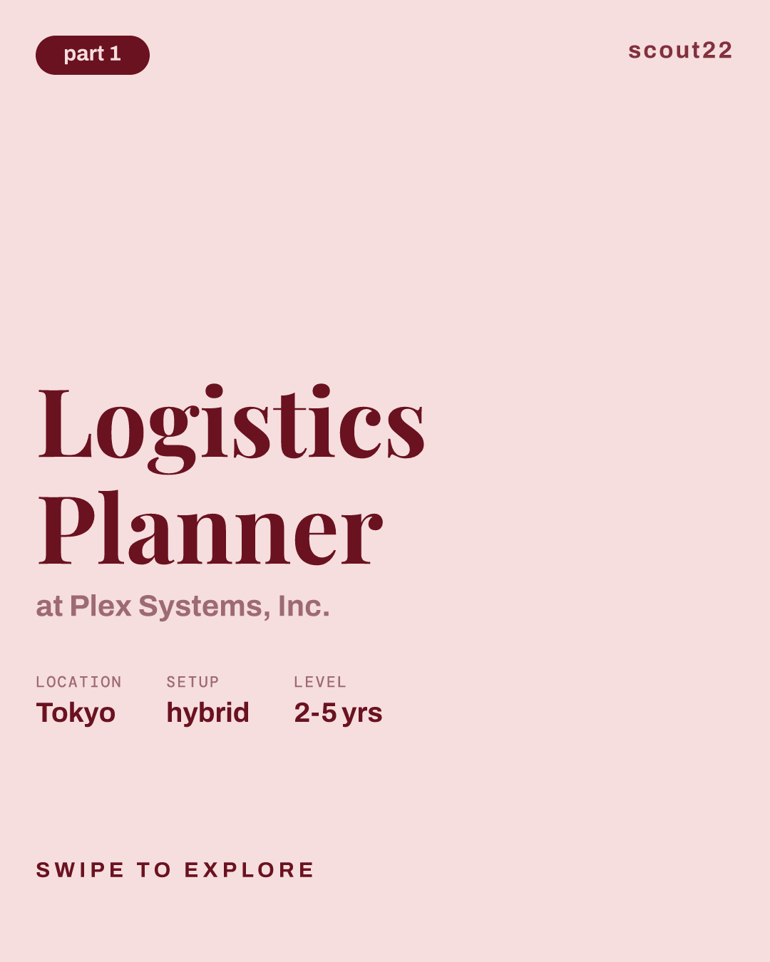 Logistics Planner at Plex Systems, Inc.