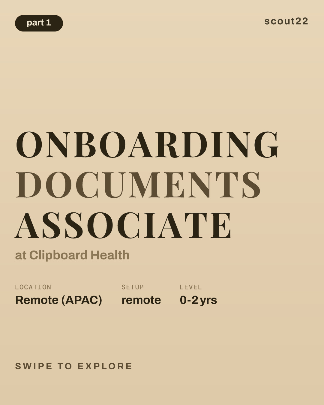 Onboarding Documents Associate at Clipboard Health