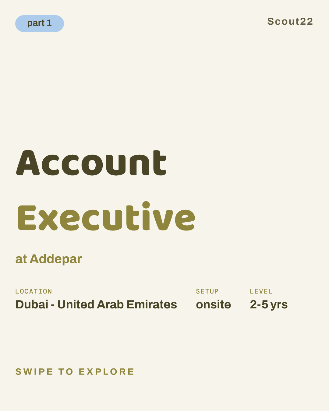 Account Executive at Addepar