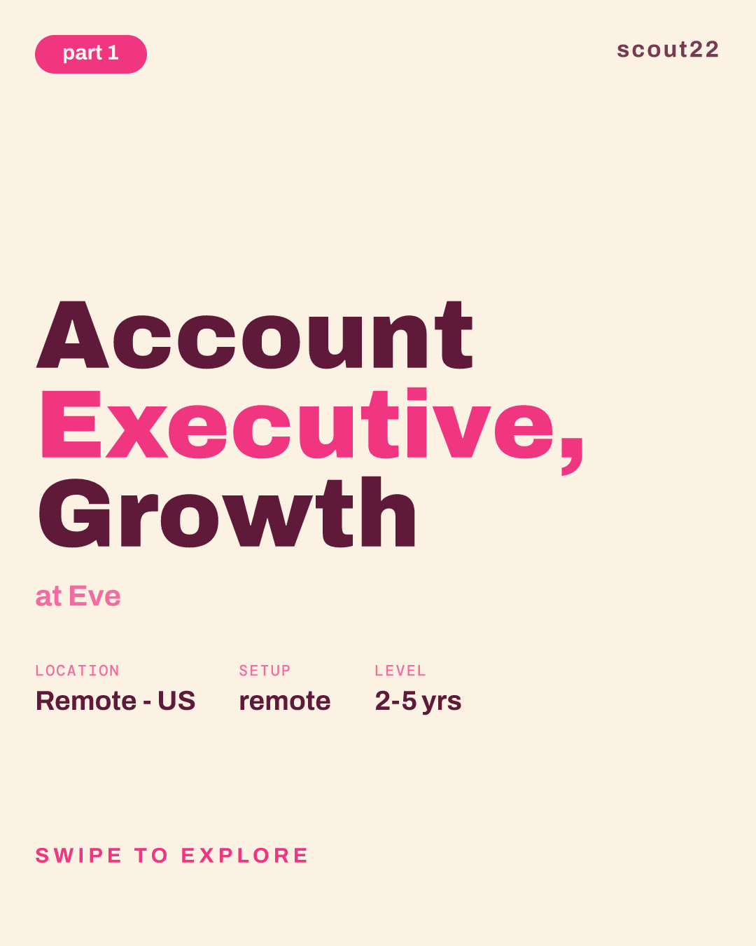 Account Executive, Growth at Eve