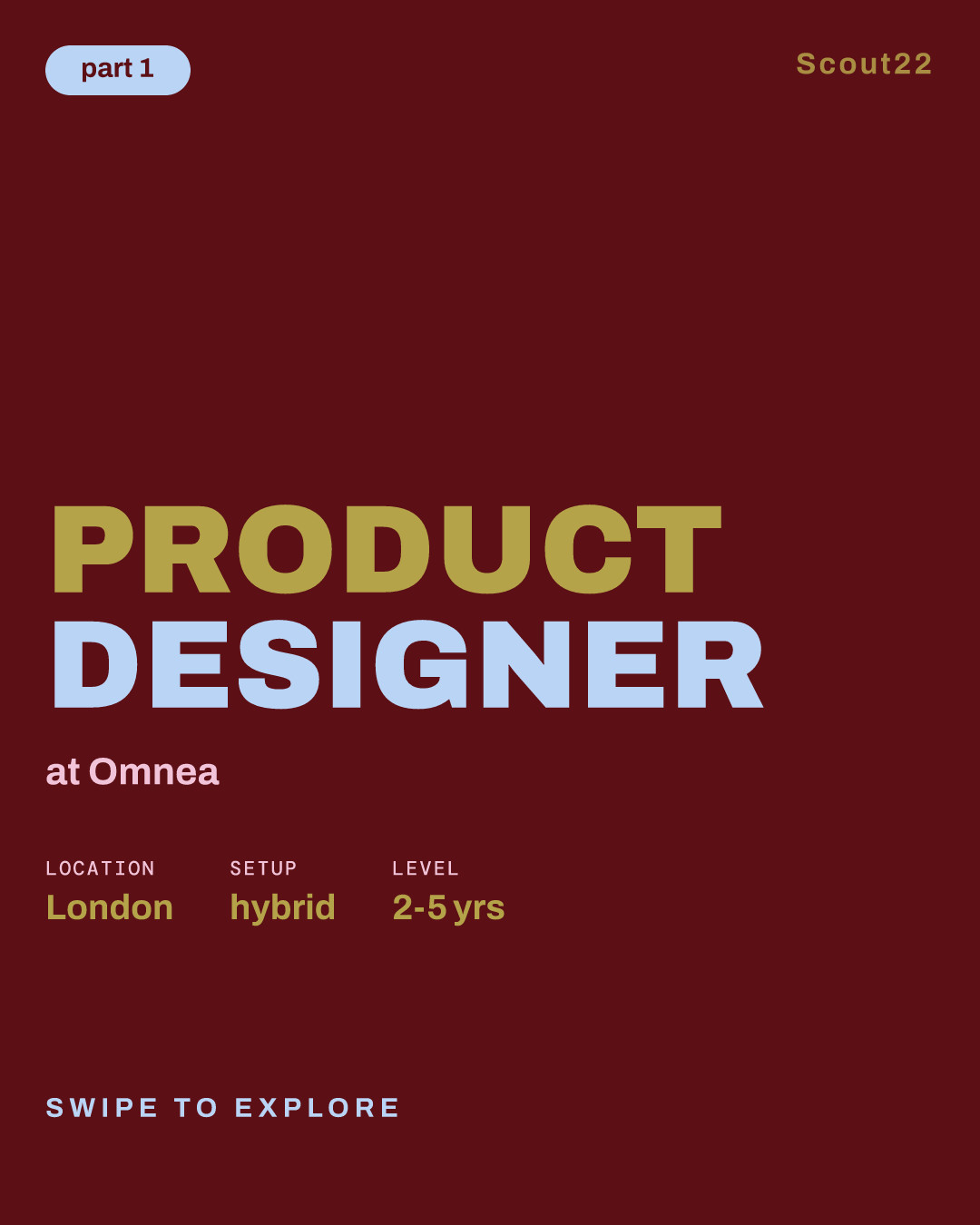 Product Designer at Omnea