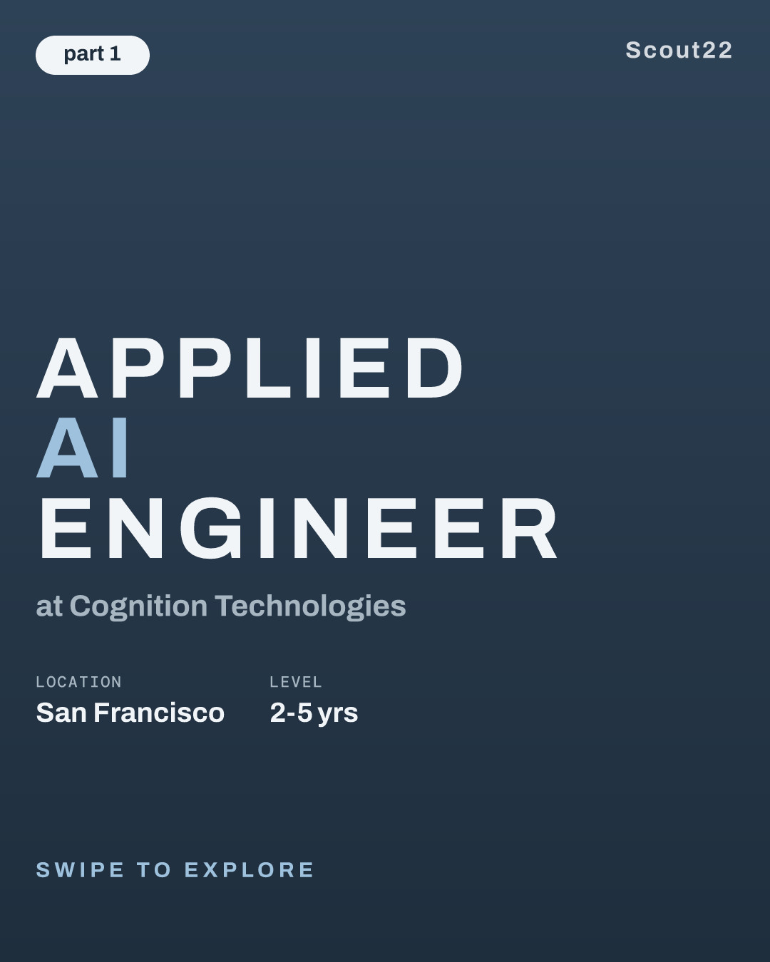 Applied AI Engineer at Cognition Technologies