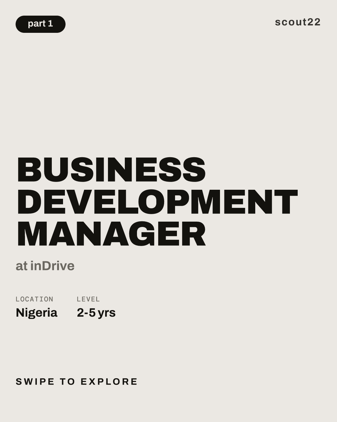 Business Development Manager at inDrive