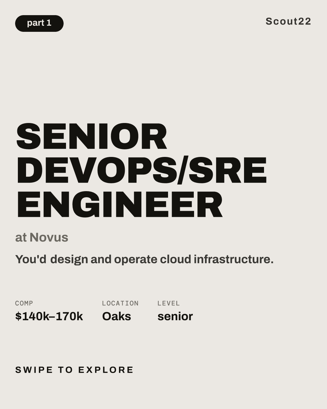 Senior DevOps/SRE Engineer at Novus