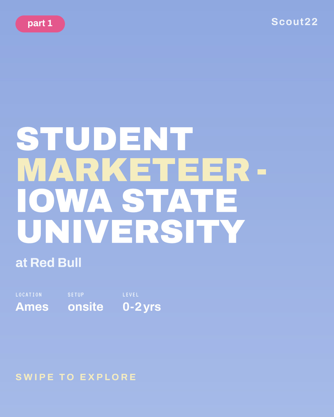 Student Marketeer - Iowa State University at Red Bull