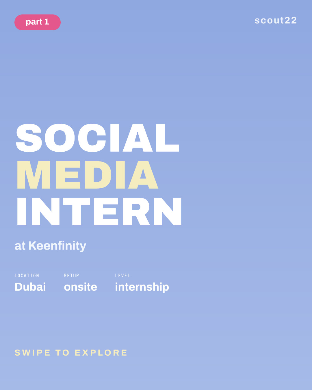 Social Media Intern at Keenfinity