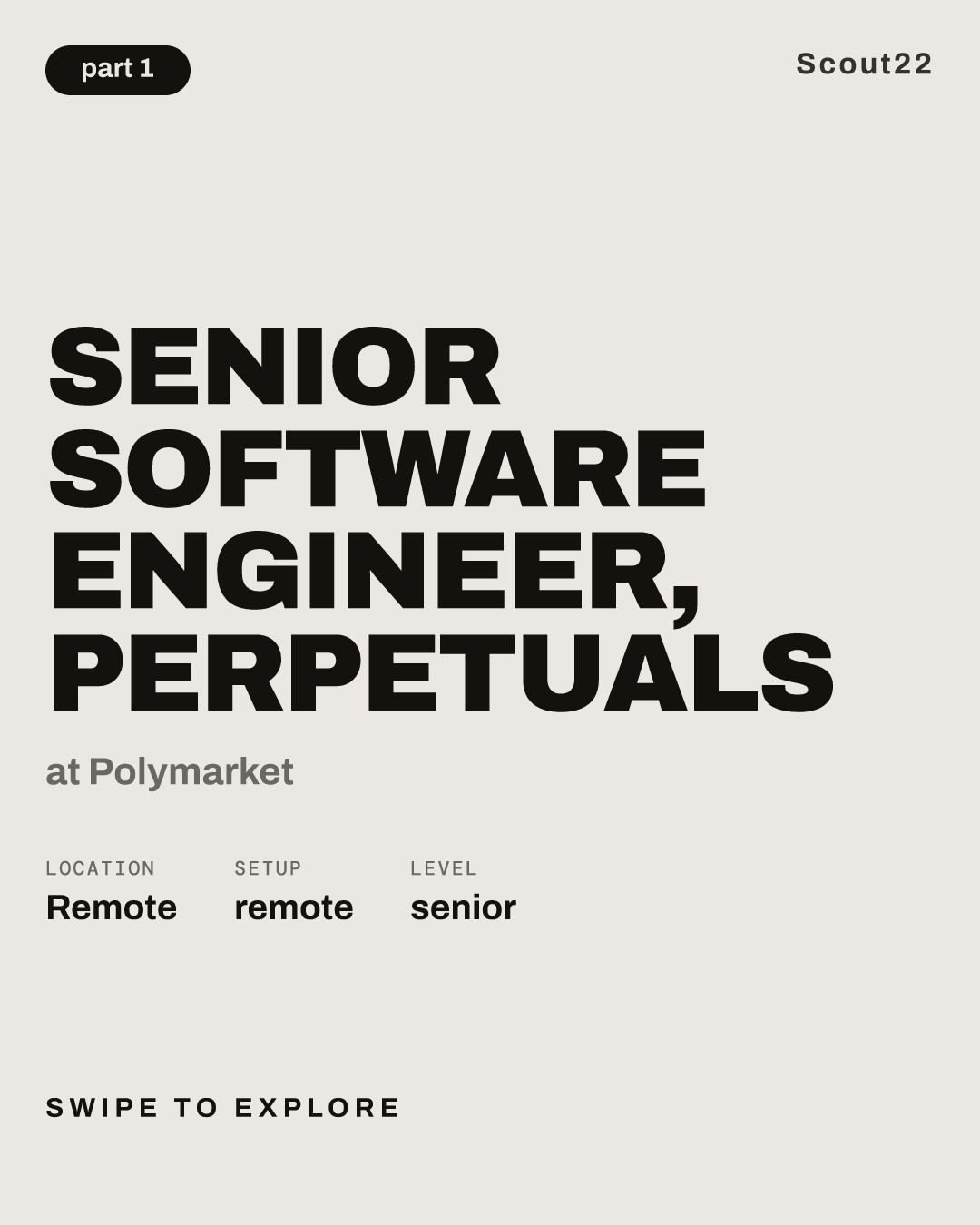 Senior Software Engineer, Perpetuals at Polymarket