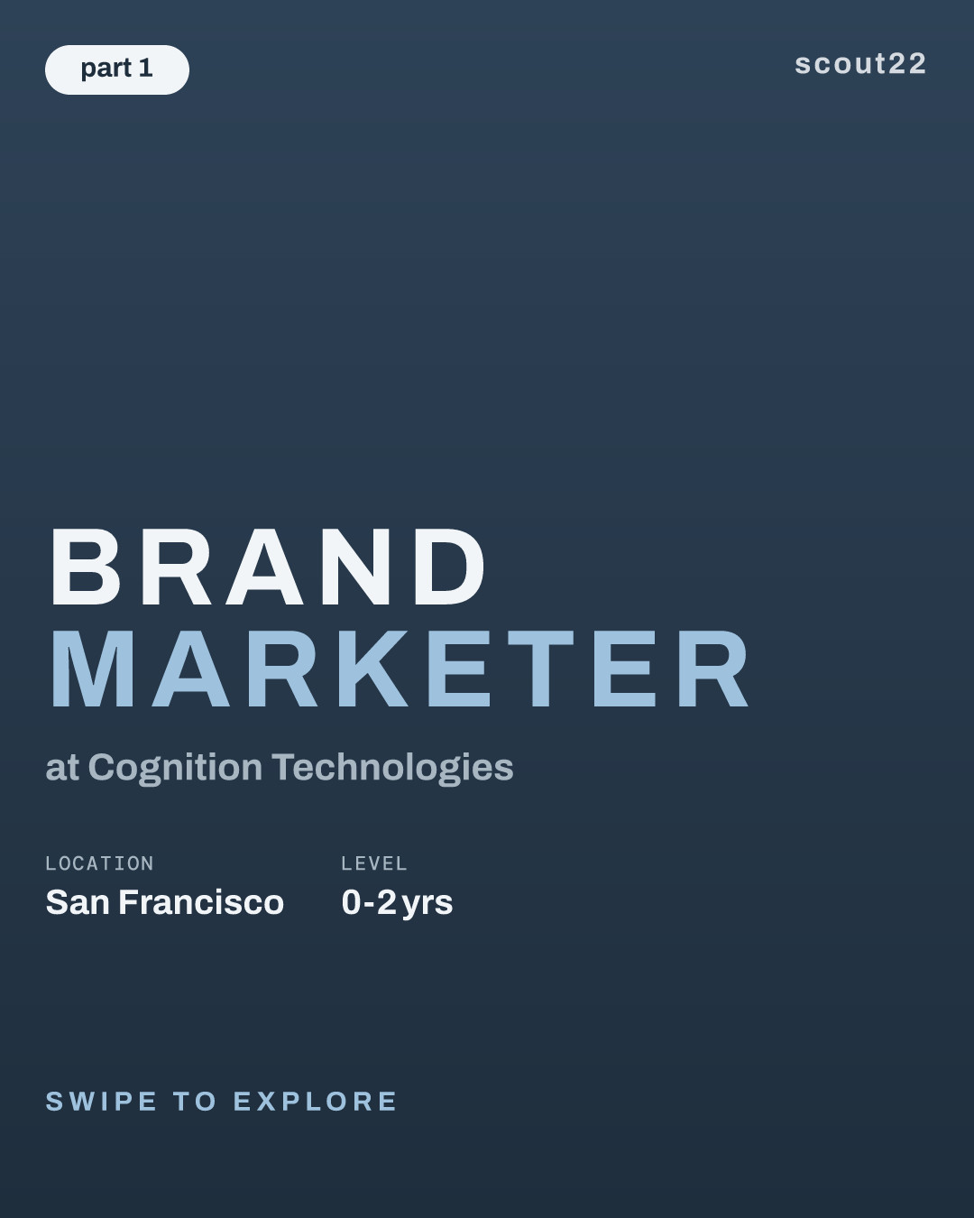 Brand Marketer at Cognition Technologies