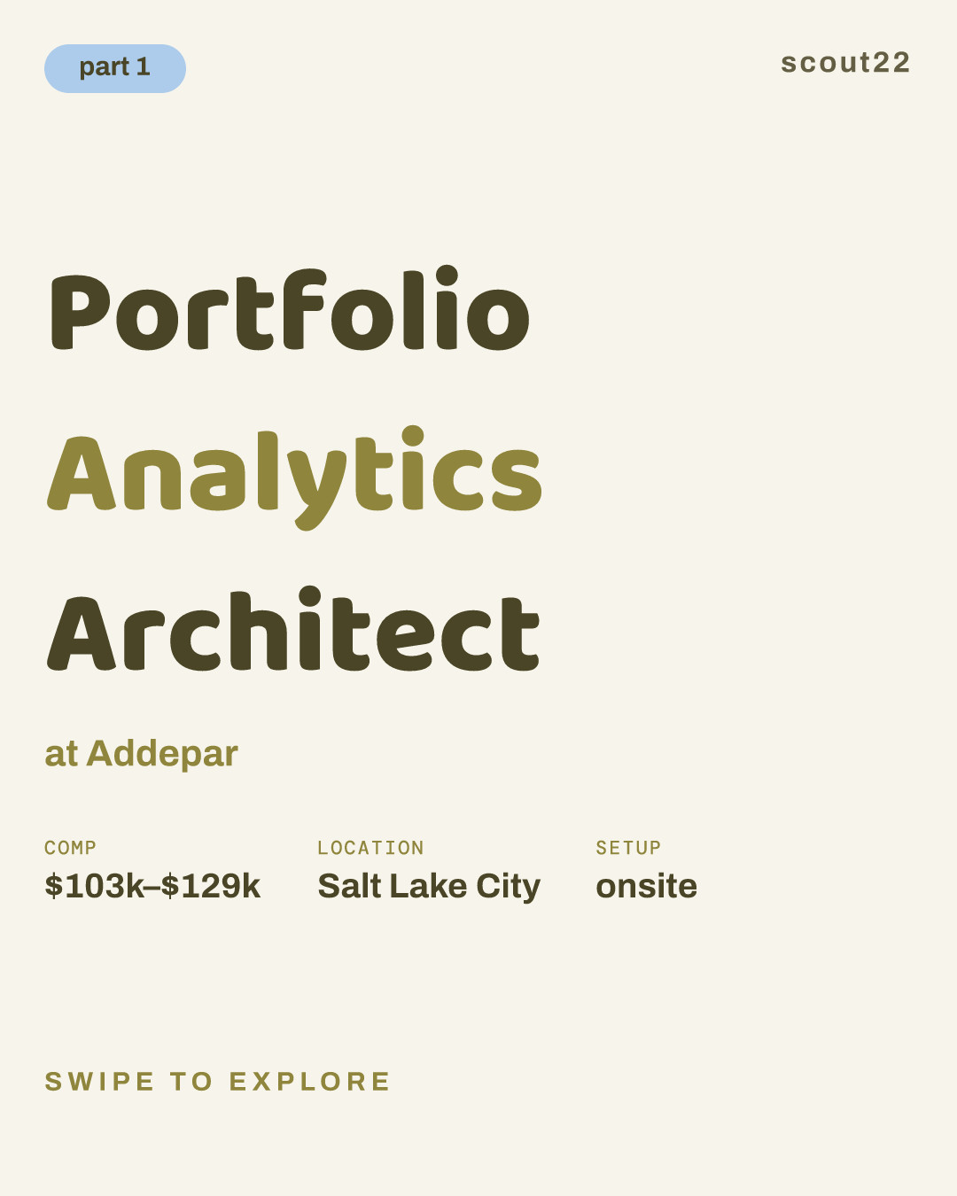 Portfolio Analytics Architect at Addepar