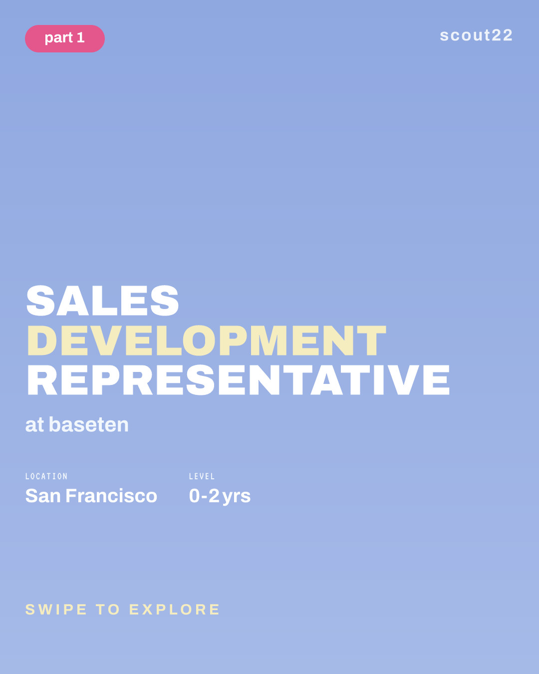 Sales Development Representative at baseten