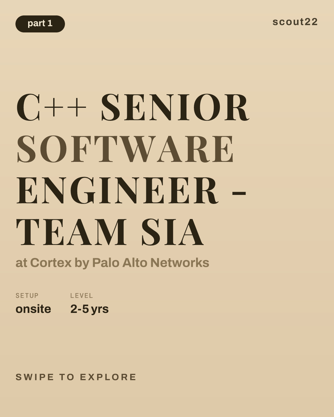C++ Senior Software Engineer - Team SIA at Cortex by Palo Alto Networks