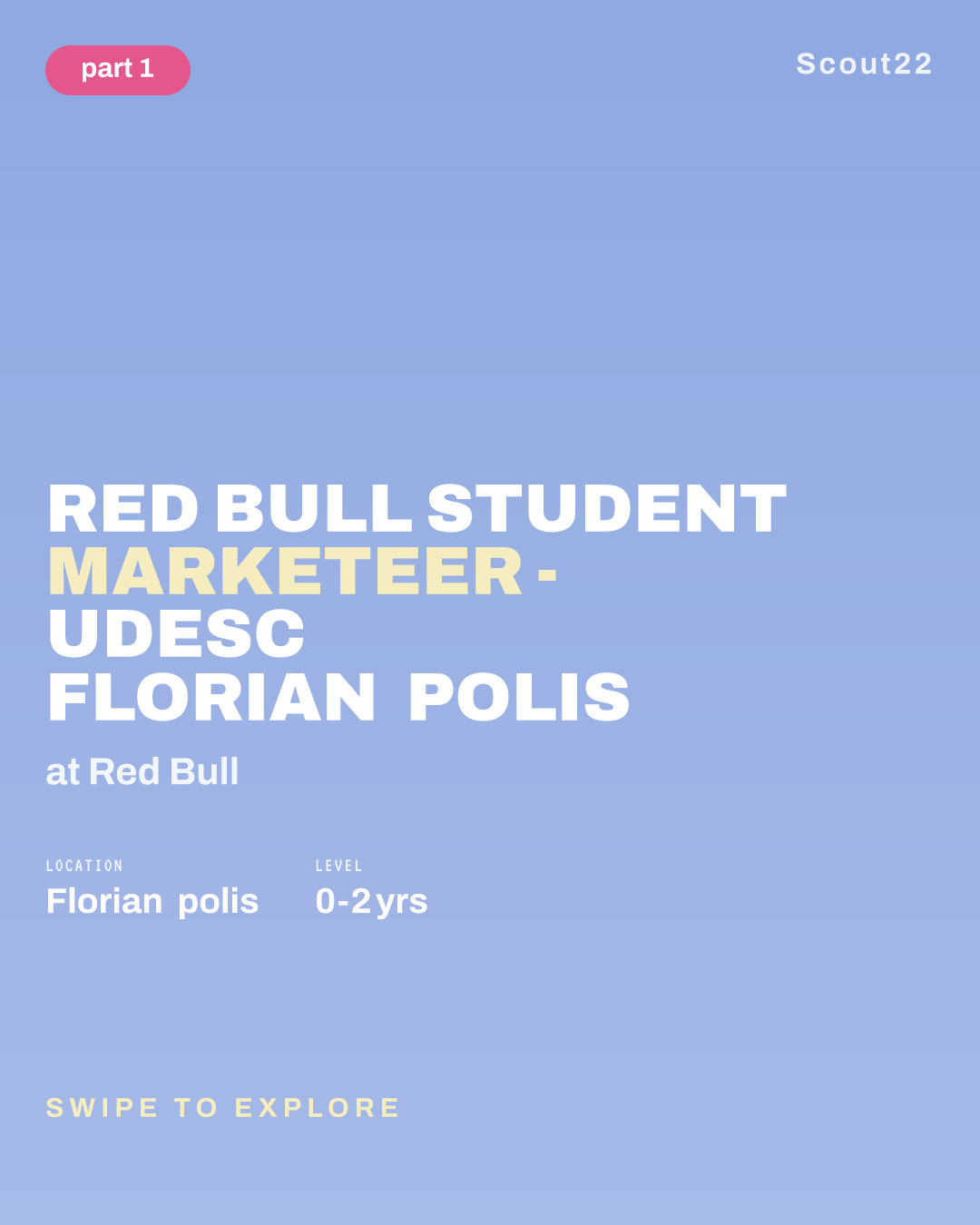 Red Bull Student Marketeer - UDESC Florianópolis at Red Bull