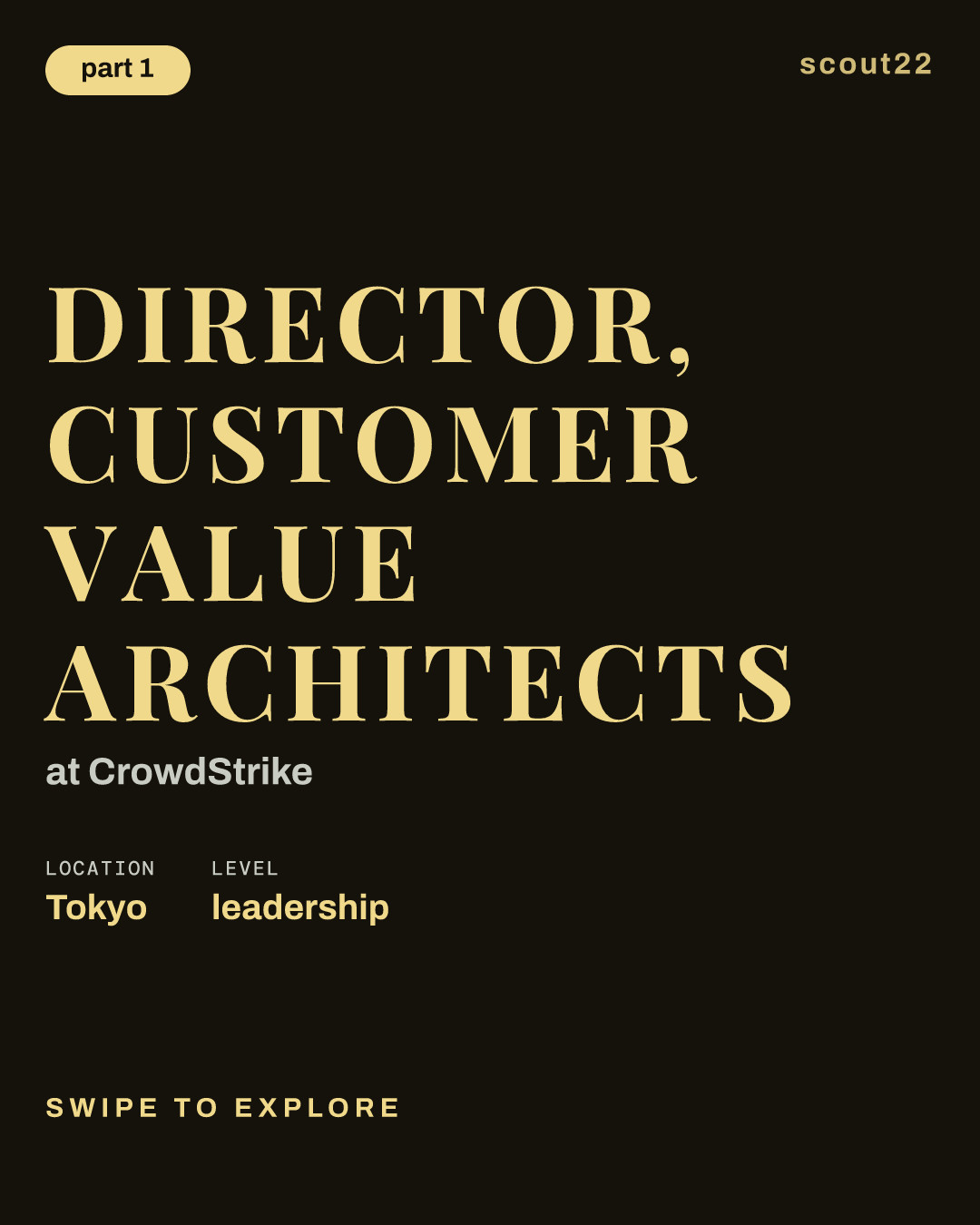 Director, Customer Value Architects at CrowdStrike