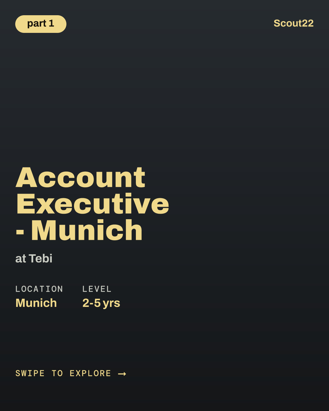 Account Executive - Munich at Tebi