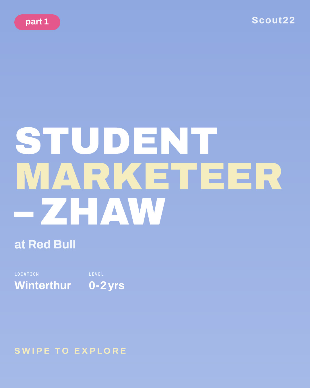 Student Marketeer – ZHAW at Red Bull