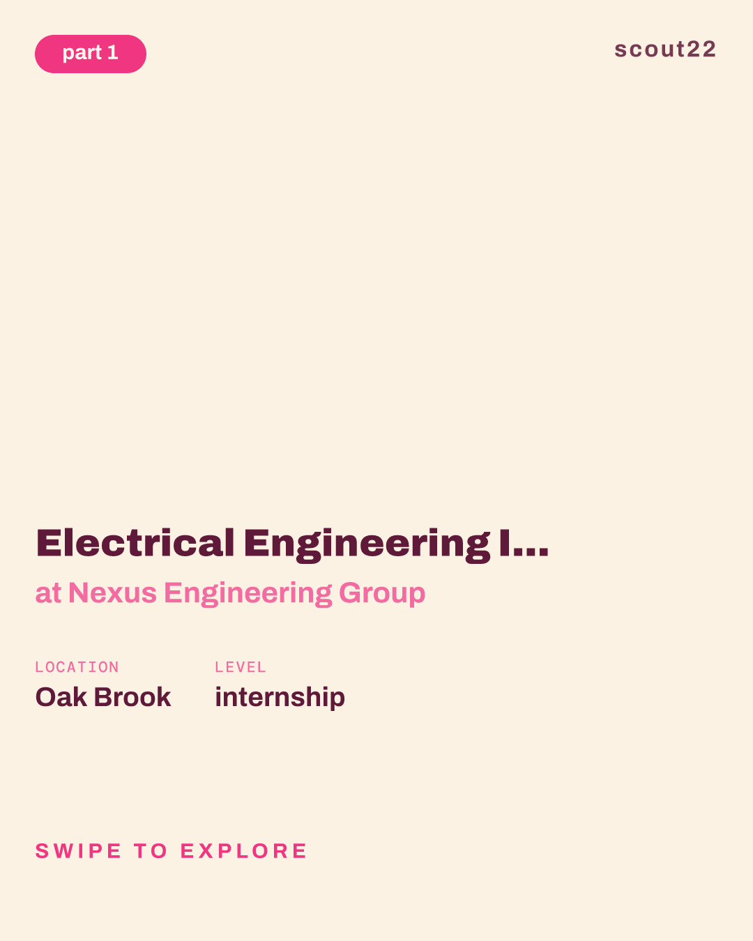 Electrical Engineering Internship or Co-Op (Summer 2027) at Nexus Engineering Group