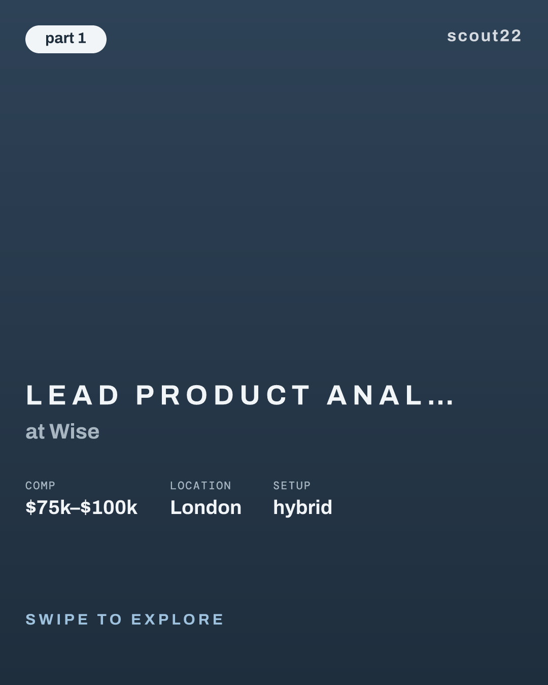 Lead Product Analyst - Business Account Management at Wise