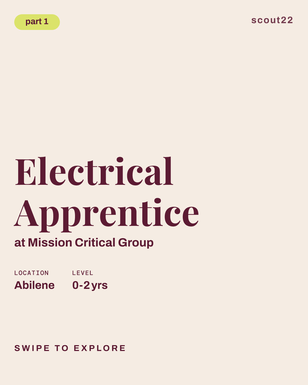 Electrical Apprentice at Mission Critical Group