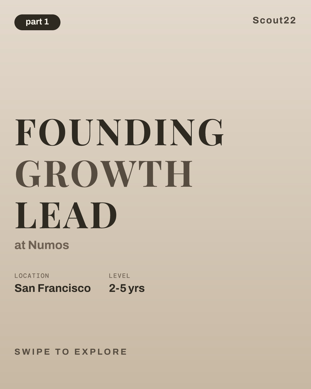 Founding Growth Lead at Numos