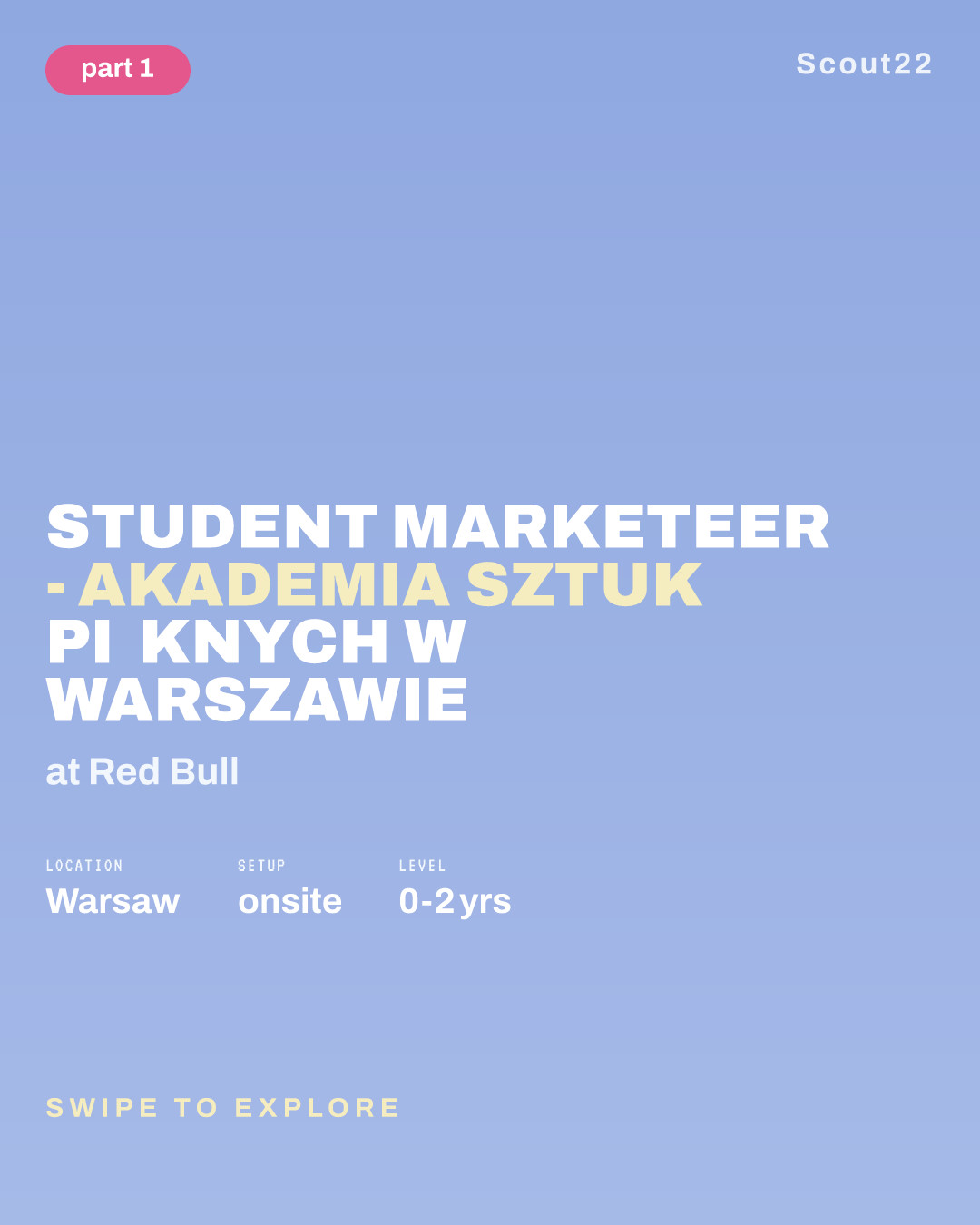 Student Marketeer - Akademia Sztuk Pięknych w Warszawie at Red Bull