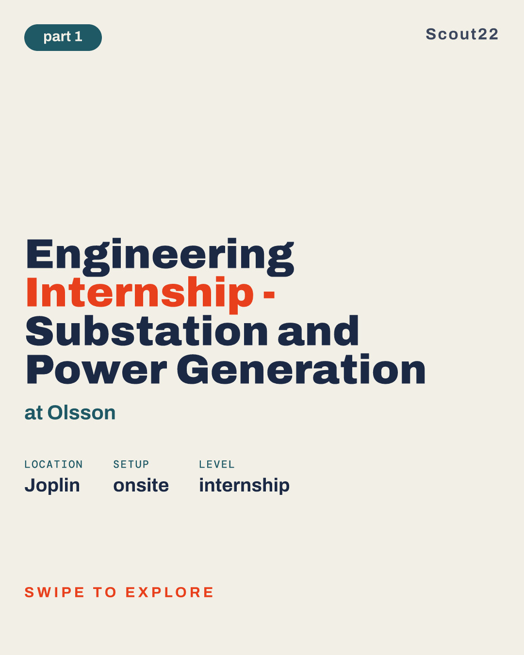 Engineering Internship - Substation and Power Generation at Olsson