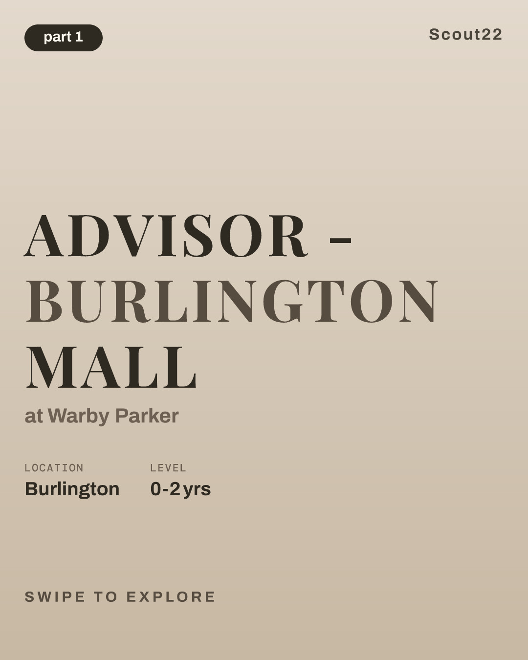 Advisor - Burlington Mall at Warby Parker