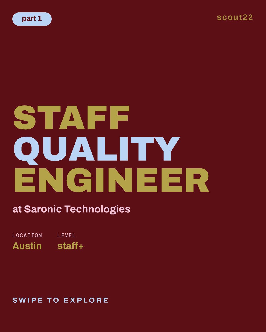 Staff Quality Engineer at Saronic Technologies