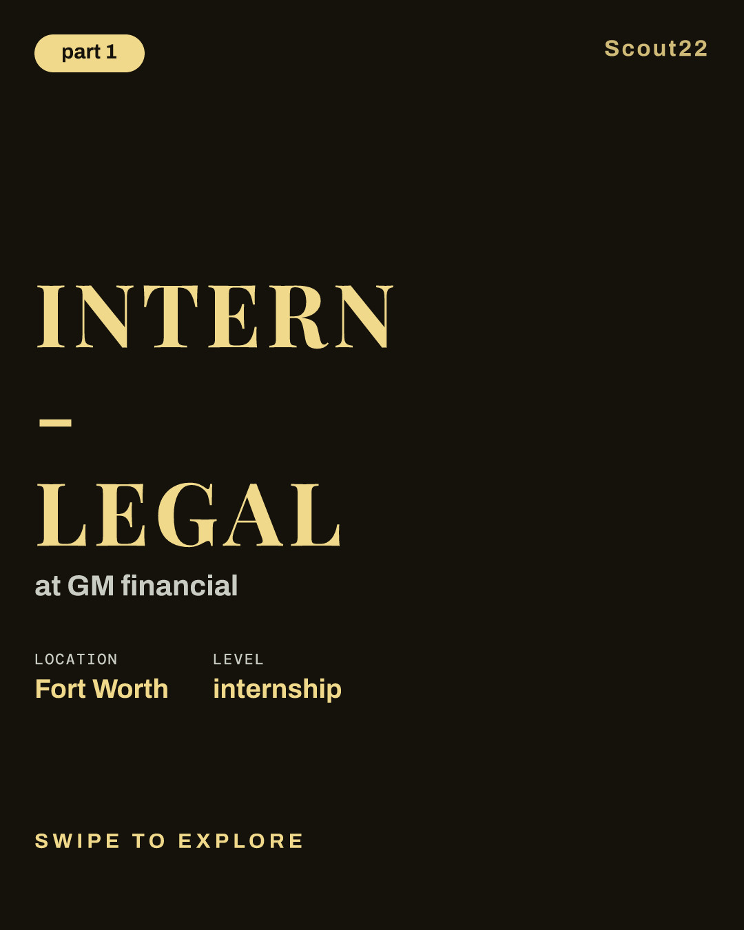 Intern - Legal at GM financial
