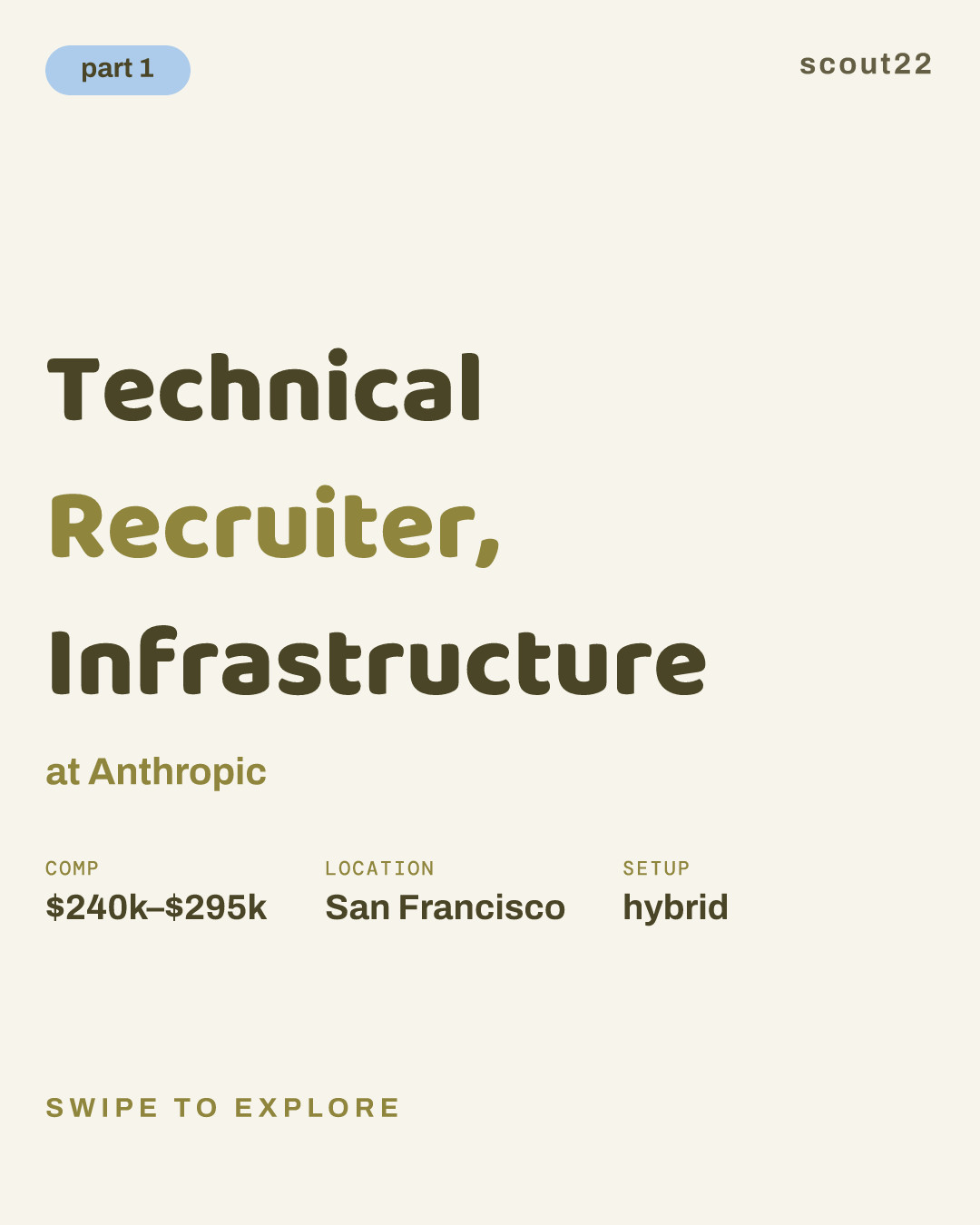 Technical Recruiter, Infrastructure at Anthropic