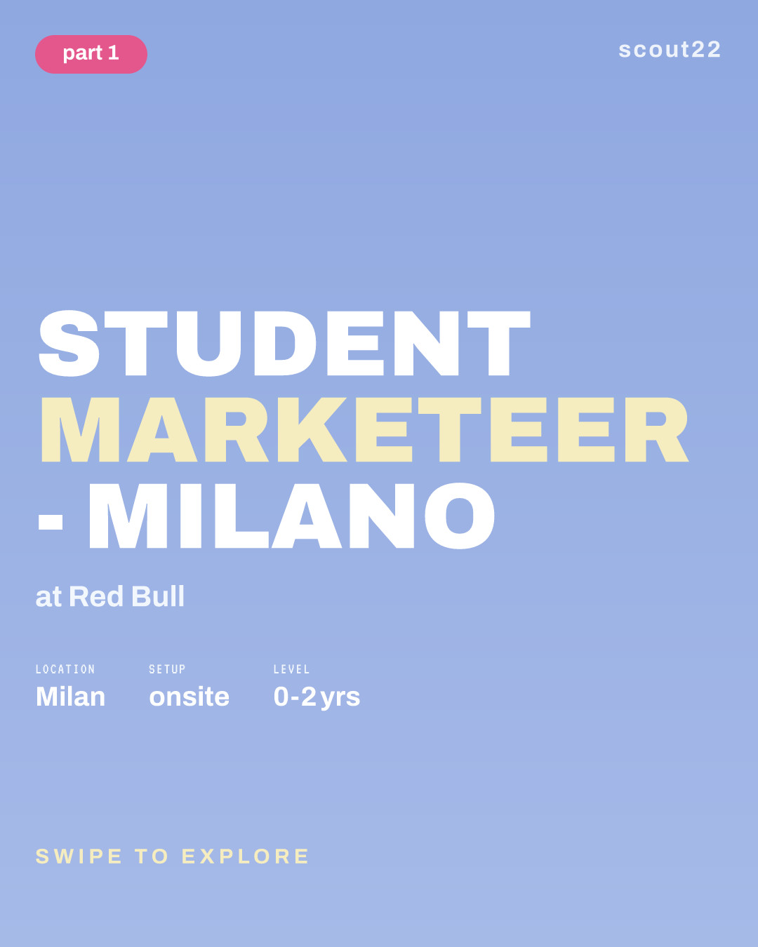 STUDENT MARKETEER - Milano at Red Bull