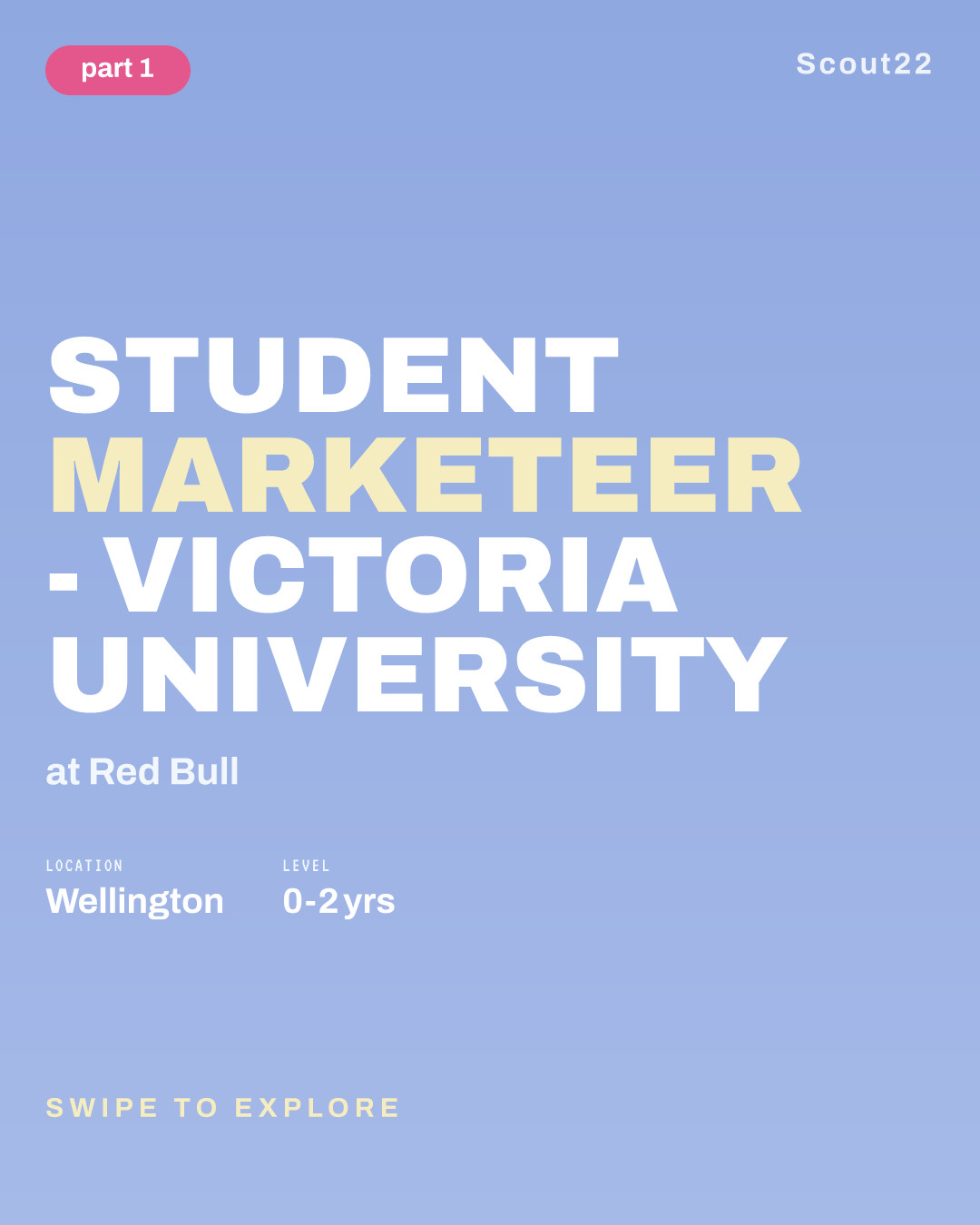 Student Marketeer - Victoria University at Red Bull