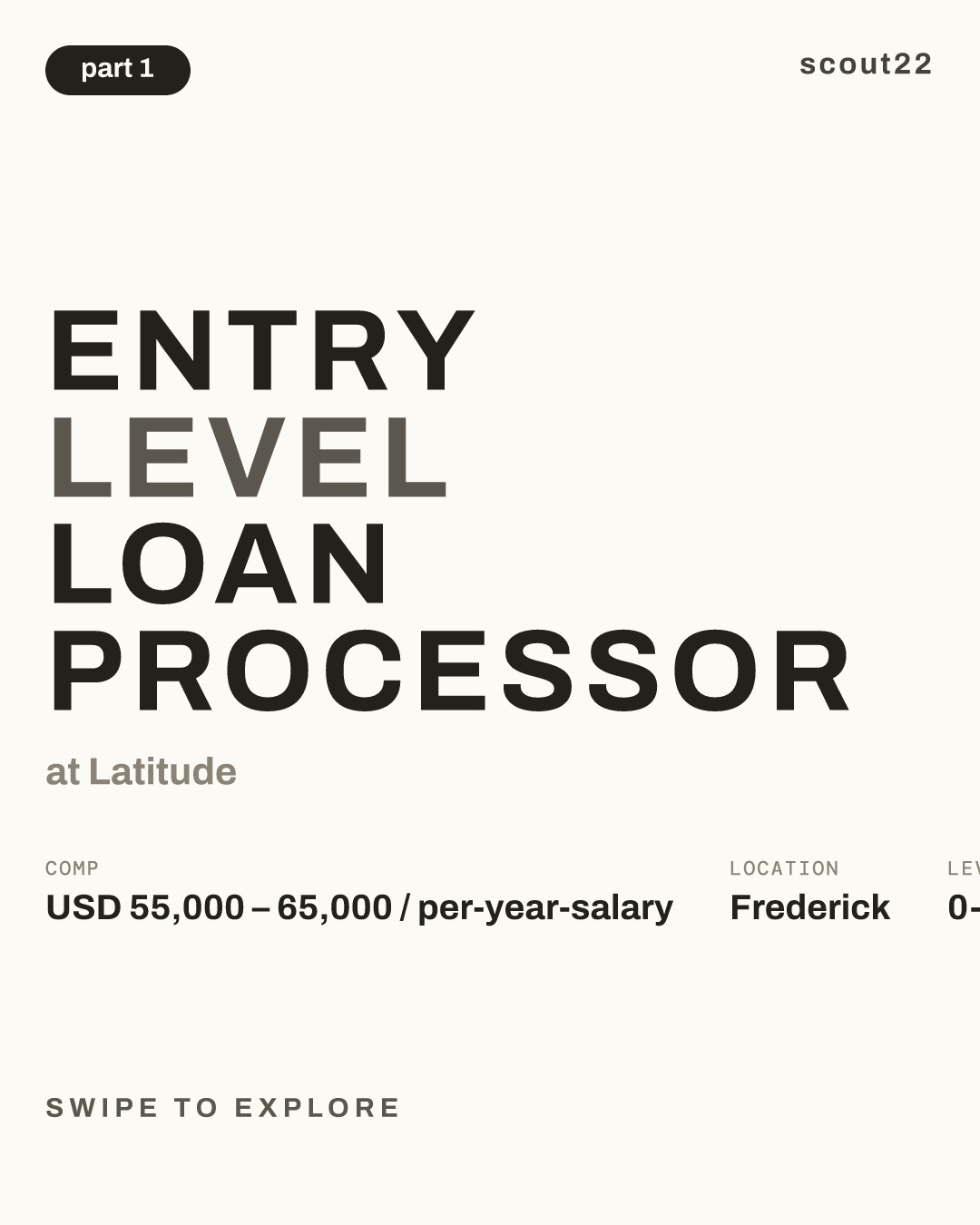 Entry Level Loan Processor at Latitude