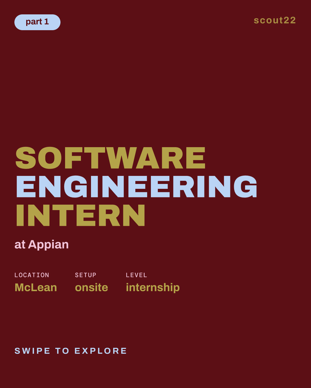 Software Engineering Intern at Appian