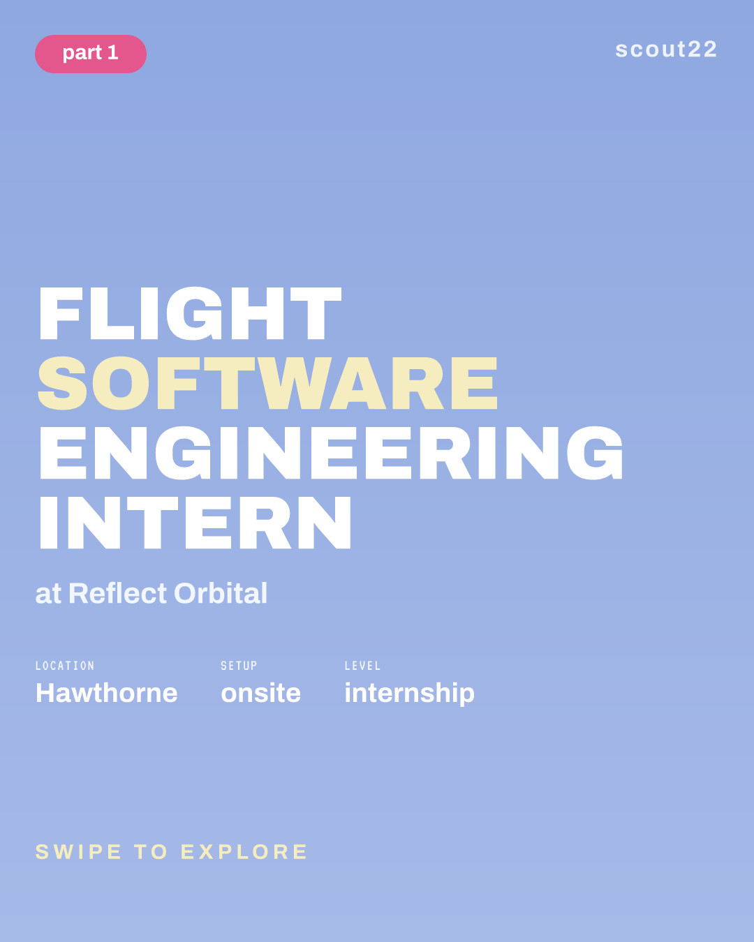 Flight Software Engineering Intern at Reflect Orbital