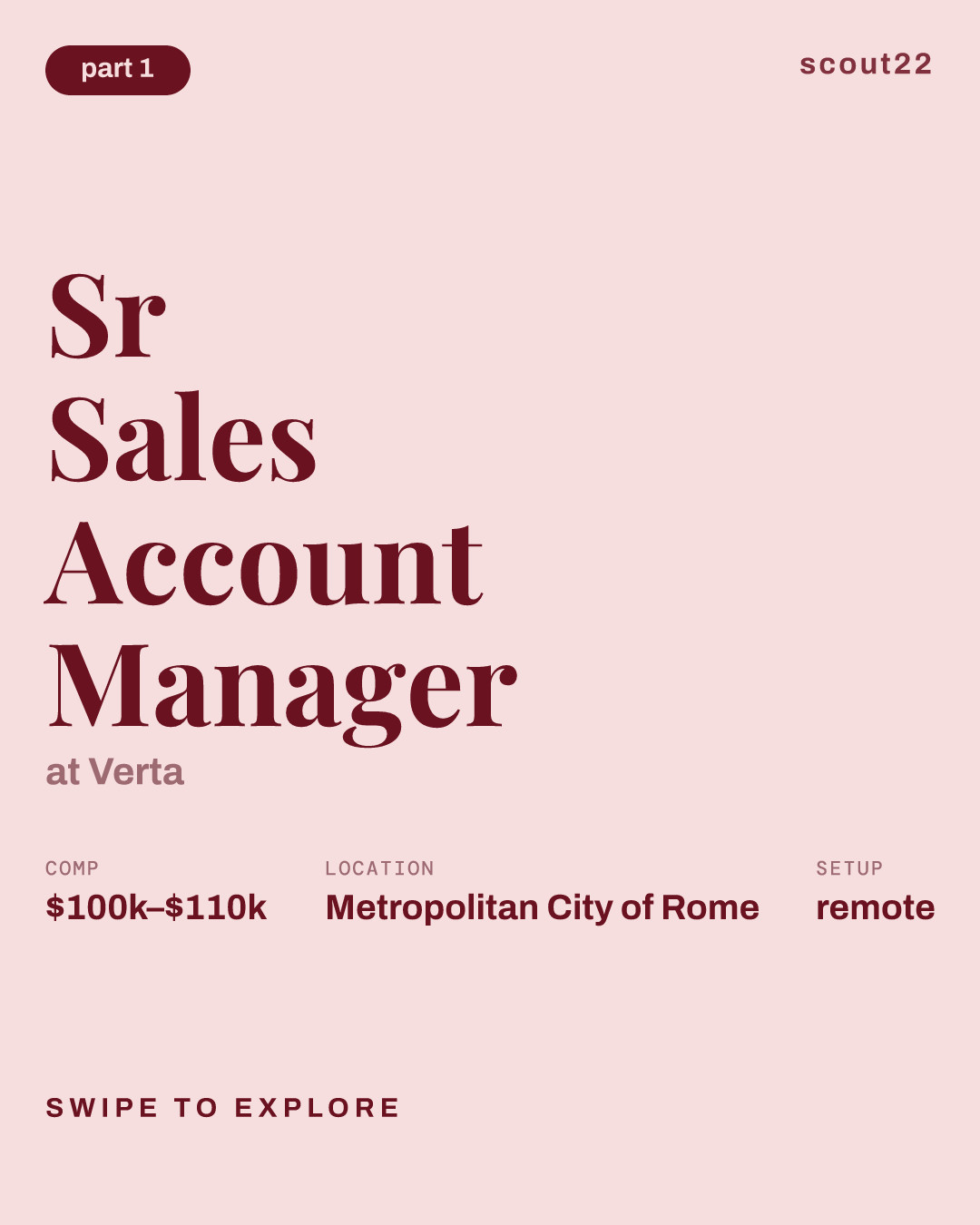 Sr Sales Account Manager at Verta