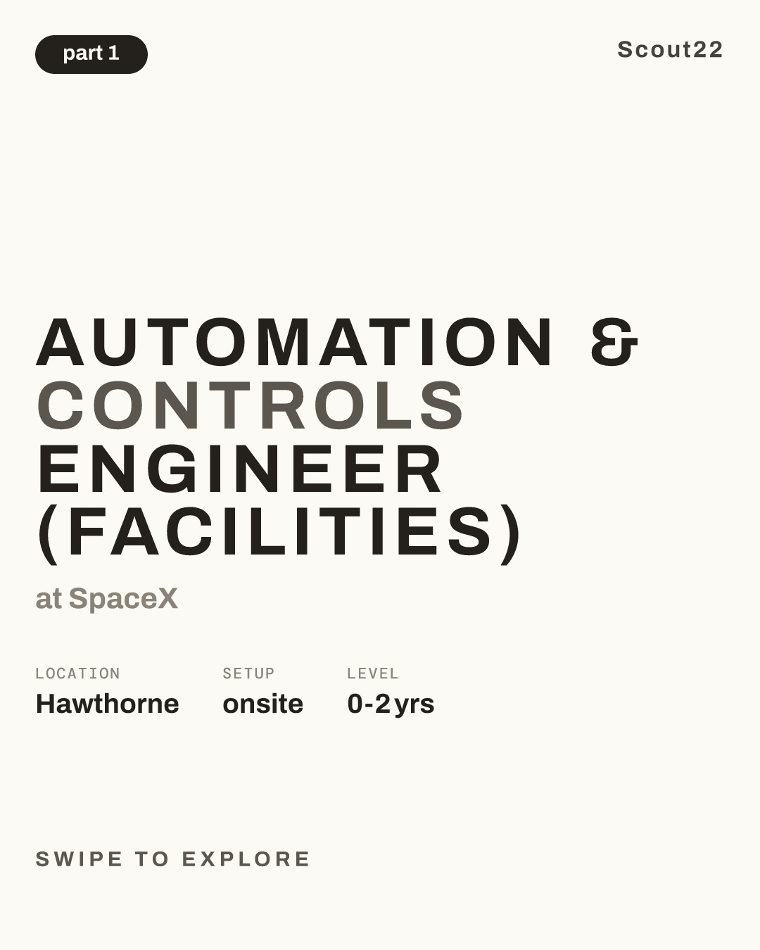 Automation & Controls Engineer (Facilities) at SpaceX