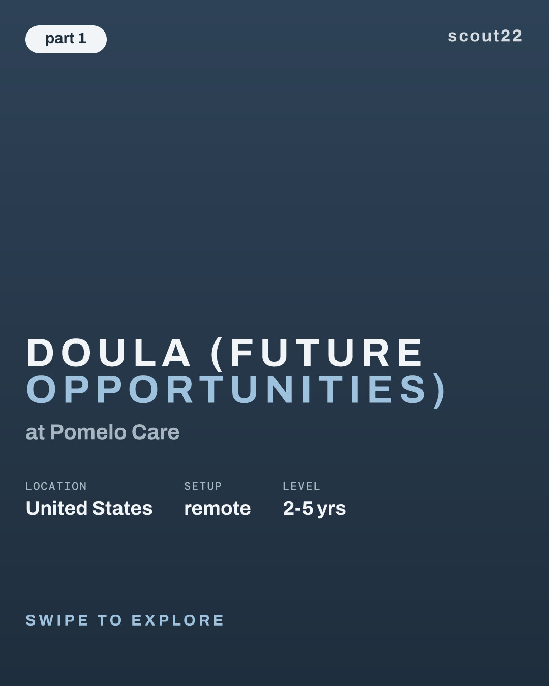 Doula (Future Opportunities) at Pomelo Care