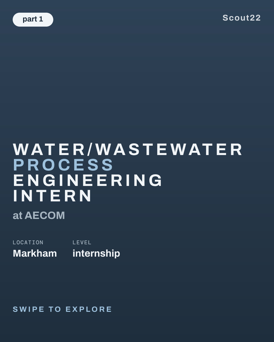 Water/Wastewater Process Engineering Intern at AECOM