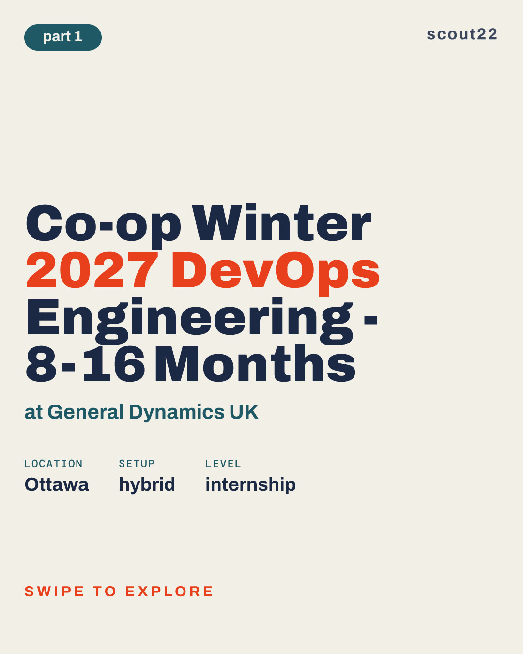 Co-op Winter 2027  DevOps Engineering - 8-16 Months at General Dynamics UK